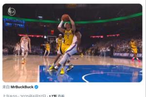 ??美媒：這球要是亞歷山大上籃被多特這么搞100%犯規(guī)