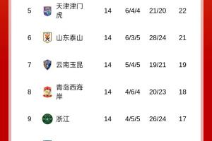 身后緊追！中超積分榜：海港取3分仍第四，距蓉城2分國(guó)安&申花4分