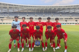 十五運(yùn)會(huì)男足U18組資格賽第二輪 吉林隊(duì)1比0戰(zhàn)勝河北隊(duì)