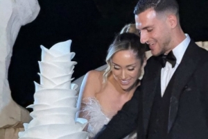 姐弟戀修成正果！達(dá)洛特與女友克勞迪婭舉辦婚禮