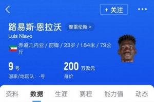 足球報：申花新援恩拉沃今晚飛抵上海，出戰(zhàn)津門虎可能性不太大
