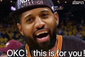 OKC！This is for You！其實(shí)喬治才是雷霆奪冠的最大功臣??