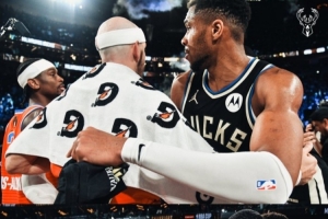 我們擊敗過你們呦！雄鹿官推曬NBA杯決賽圖 祝賀雷霆奪得總冠軍