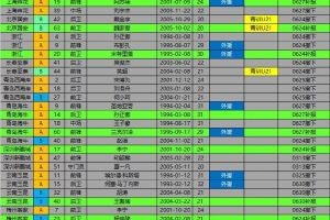 2025中超夏轉(zhuǎn)補/撤報名情況（個人整理，非官方，僅供參考）