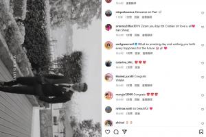 悲?。∪羲蛉兆詈笠粭l社媒為紀念婚禮，5天前剛與妻子舉行婚禮