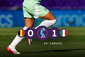 女足歐洲杯：意大利1-0輕取比利時，拜仁女足球員卡魯索一擊致勝
