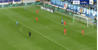 英博1-0領先泰山！劉祝潤內切彈地球破門，王大雷撲救不及