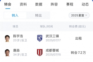 玉昆夏窗匯總：免簽羅馬尼亞國腳布爾克引進唐淼，兩外援撤銷報名
