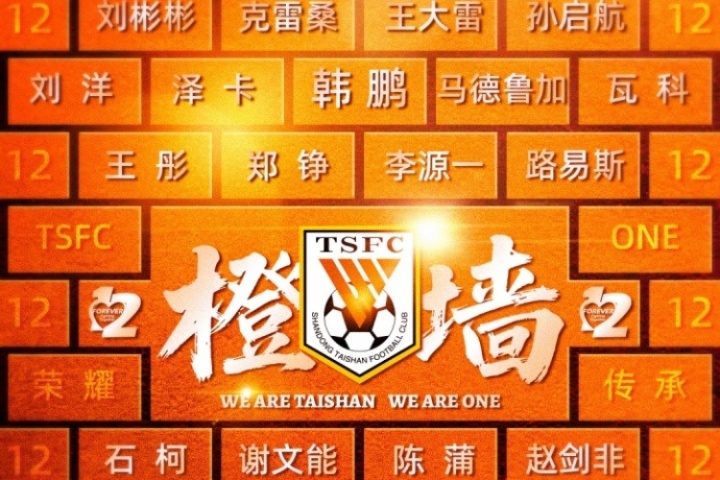 泰山vs梅州首發(fā)：5外援PK4外援，洛佩斯首秀 彭嘯先發(fā) 楊超聲出戰(zhàn)