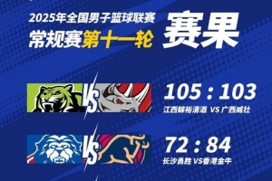 ??NBL戰(zhàn)報(bào)：江西險(xiǎn)勝?gòu)V西 長(zhǎng)沙勇勝不敵中國(guó)香港金牛