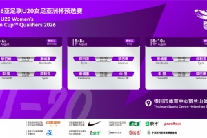 U-20國家女子足球隊(duì)將于8月6日至8月11日參加U20女足亞洲杯預(yù)選賽