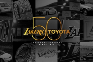 湖人宣布豐田汽車為新賽季首席贊助商 以慶祝雙方合作50周年