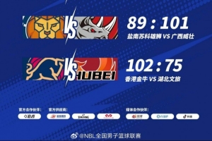 ??NBL戰(zhàn)報(bào)-鹽南蘇科雄獅不敵廣西威壯 香港金牛大勝湖北文旅