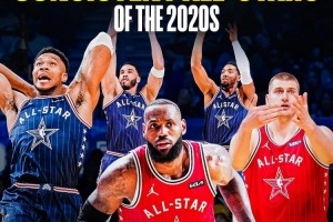 2020年以來僅5人6次進全明星：老詹、約基奇、字母、塔圖姆、米球