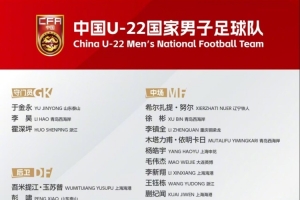 足球報(bào)解析U22名單：鋒線兩位“外援級(jí)”大腿，賀一然落選最意外
